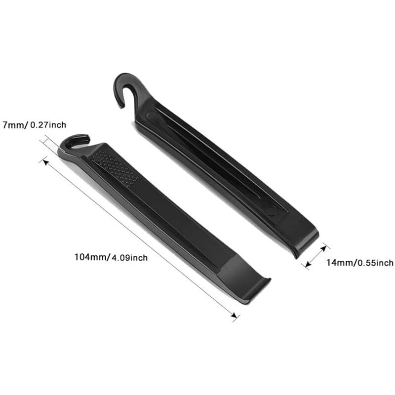 2/4 KOM Plastična poluga za gume bicikla Pajser za gume za bicikle Otporan na habanje Razrađen alat za popravak bicikla Razbijač