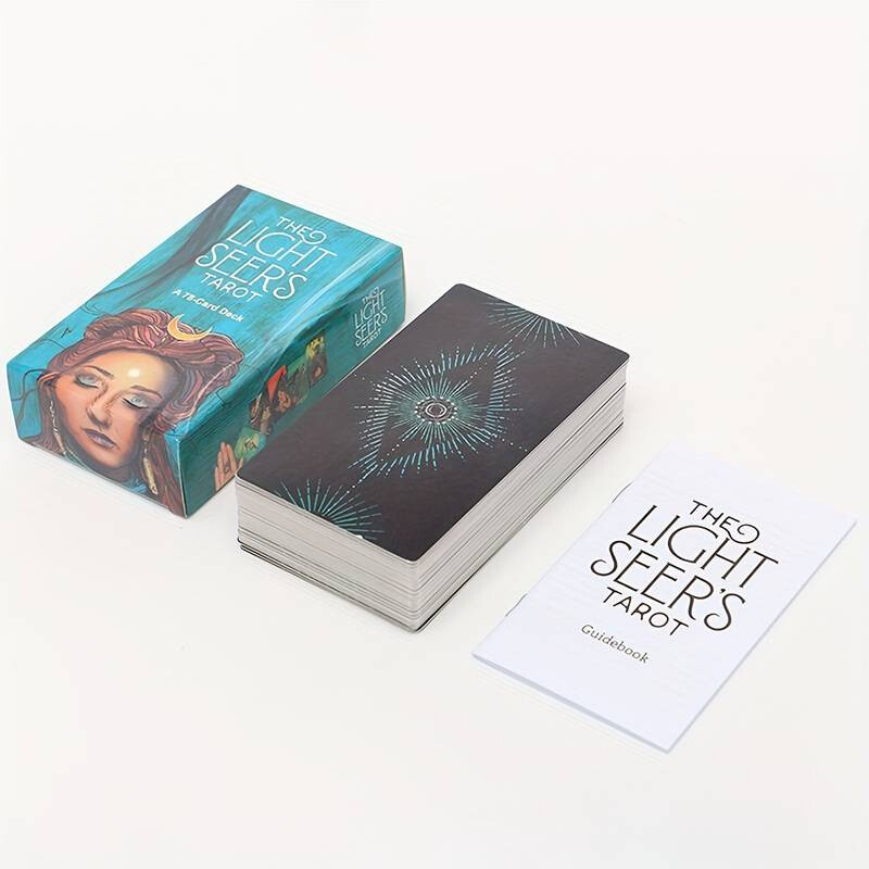 The Light Seer's Tarot Cards, 78-card Full Color Tarot Set for Tarot Reading, Fortune Telling and Divination Board Game Cards