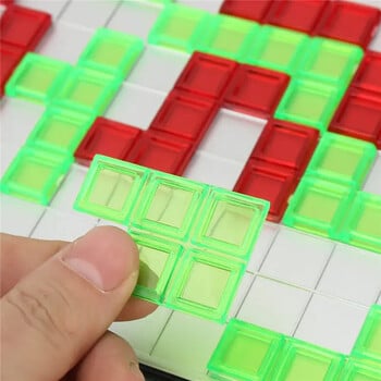 Стратегическа игра Blokus Настолна игра Образователни играчки Игра на квадрати Лесна за игра за деца Серия игри на закрито Парти подарък за дете