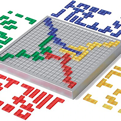 Joc de strategie Joc de masă Blokus Jucării educaționale Joc de pătrate Ușor de jucat pentru copii Seria de jocuri de interior Jocuri de petrecere Cadou pentru copii