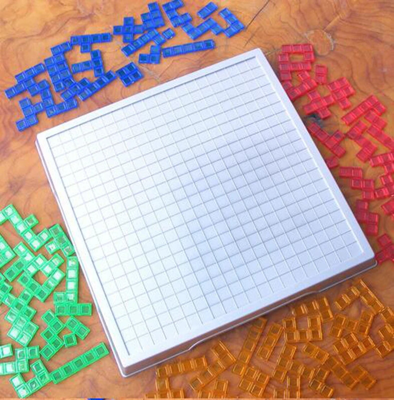 Strateška igra Blokus Društvena igra Obrazovne igračke Igra kvadrata Jednostavna igra za djecu Serije igrica za zatvorene igre Party Gift Kid