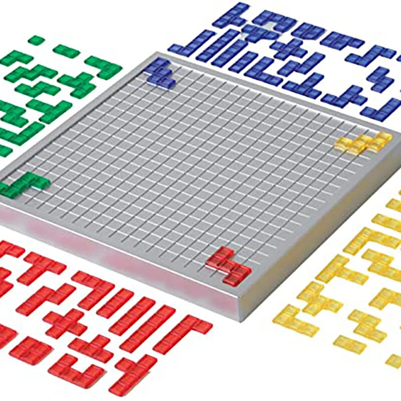 Strateška igra Blokus Društvena igra Obrazovne igračke Igra kvadrata Jednostavna igra za djecu Serije igrica za zatvorene igre Party Gift Kid