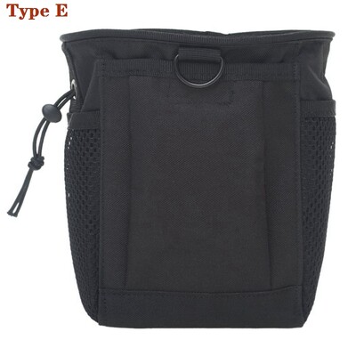 Tactical Molle Sulankstomas žurnalas Drop Drop Pouch Naudingas užtraukiamas virvelė Atkūrimo Mag Dėklas Amunicijos krepšys Medžioklės reikmenų Maišelis