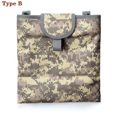 Tactical Molle Sulankstomas žurnalas Drop Drop Pouch Naudingas užtraukiamas virvelė Atkūrimo Mag Dėklas Amunicijos krepšys Medžioklės reikmenų Maišelis