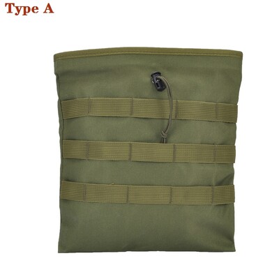 Tactical Molle Sulankstomas žurnalas Drop Drop Pouch Naudingas užtraukiamas virvelė Atkūrimo Mag Dėklas Amunicijos krepšys Medžioklės reikmenų Maišelis