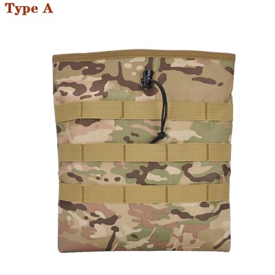 Tactical Molle Sulankstomas žurnalas Drop Drop Pouch Naudingas užtraukiamas virvelė Atkūrimo Mag Dėklas Amunicijos krepšys Medžioklės reikmenų Maišelis