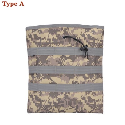 Tactical Molle Sulankstomas žurnalas Drop Drop Pouch Naudingas užtraukiamas virvelė Atkūrimo Mag Dėklas Amunicijos krepšys Medžioklės reikmenų Maišelis