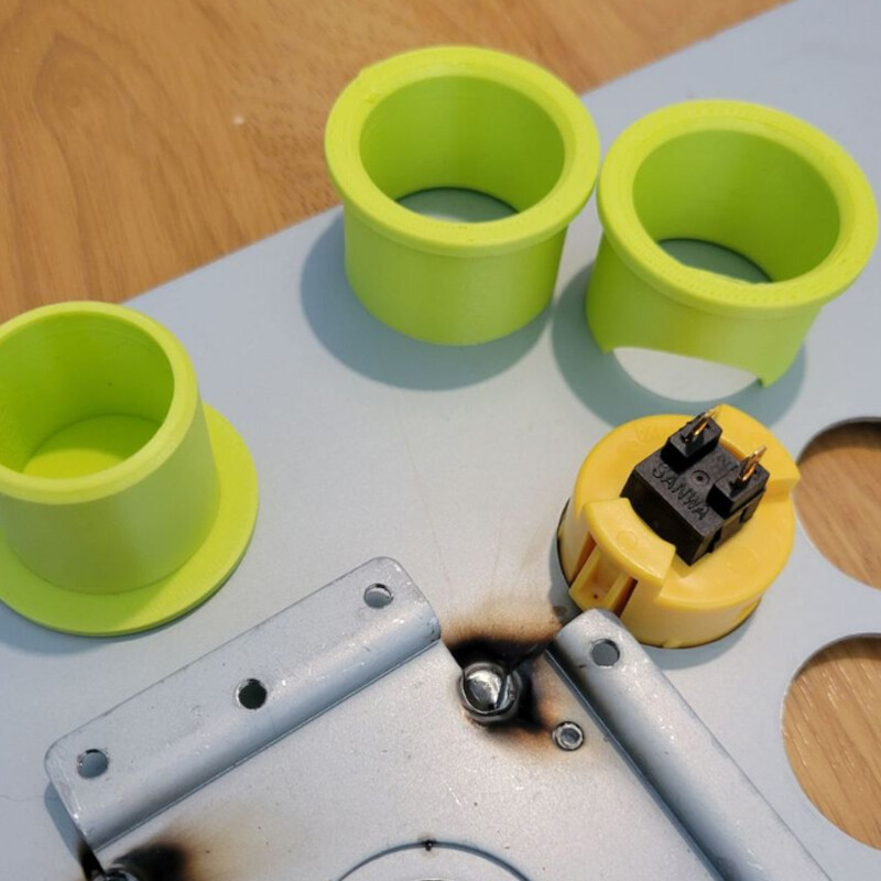 Sinoarcade Snap Out Alat za 30 mm tipke Sanwa OBSF-30 Gumbi Gamerfinger HBFS-30-G3-BUCKLE Snap Buttons Removal Gumbi Alat