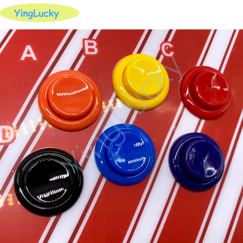 Buton Arcade cu Buton Rotund, Comutator Arcade, Set Joystick DIY, PC, PS, 3, XBOX, Consola de jocuri, Stil american, 30 mm