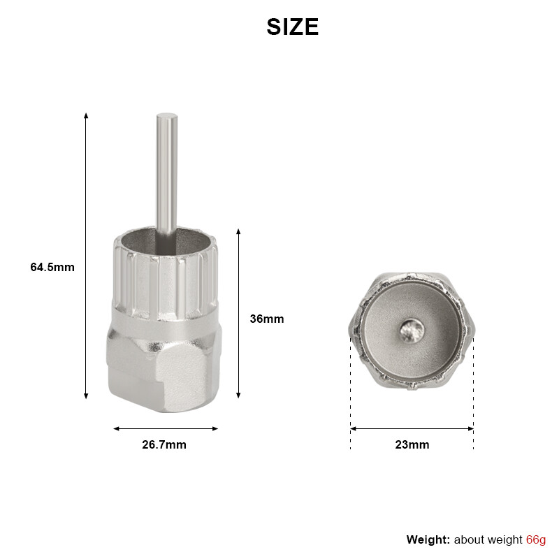 Komplet alata za skidanje zamašnjaka bicikla s kazetnim ključem 12 zuba Ključ za skidanje lančanika MTB kazete Prijenosni alati za popravak bicikala
