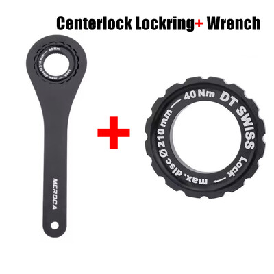 Centralni bravni prsten za zaključavanje bicikla i odstojnik Ključ za poklopac središnje brave bicikla za 6 vijaka Glavčina kotača Rotor disk kočnice Aluminijska legura