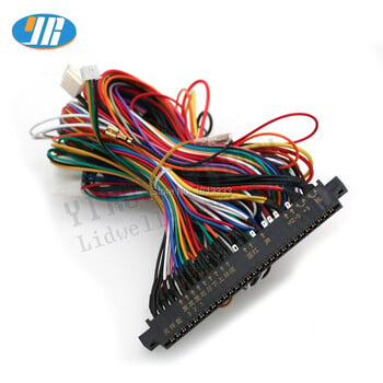 Jamma Wire Harness 28Pins With 5,6 Button кабел 8-посочен джойстик Sanwa Interface Arcade Vending Machine CGA VGA Game Board NEO GEO