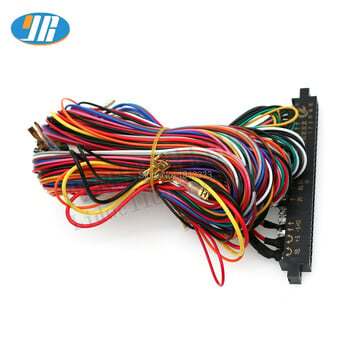 Jamma Wire Harness 28Pins With 5,6 Button кабел 8-посочен джойстик Sanwa Interface Arcade Vending Machine CGA VGA Game Board NEO GEO