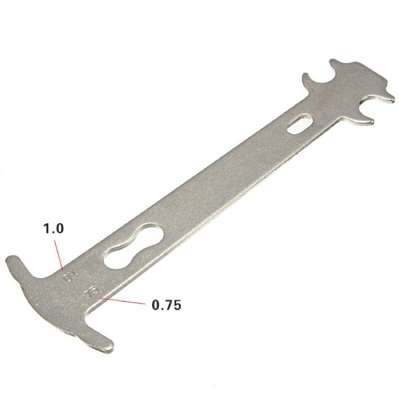 Alat za provjeru istrošenosti lanca bicikla Alat za popravak Lanci za planinske ceste Mjerenje mjerača Ravnalo Zamjena Dodaci za bicikle