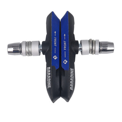 1 pár brzdových doštičiek pre horské bicykle, MTB brzdové doštičky s držiakom V-brzdy s gumenými blokmi