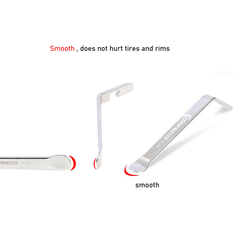 Pârghie pentru anvelope pentru bicicletă de drum de munte MTB bicicletă Instrument pentru îndepărtarea lingurii anvelopei Instrumente de reparare a roților de ciclism MTB din oțel inoxidabil Piese pentru biciclete