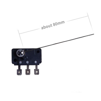 5 τμχ Coin Acceptor Micro Switch 3Pin With 5A 10cm Needle for American Mechanical Old Coin Acceptor Microswitches Arcade Game