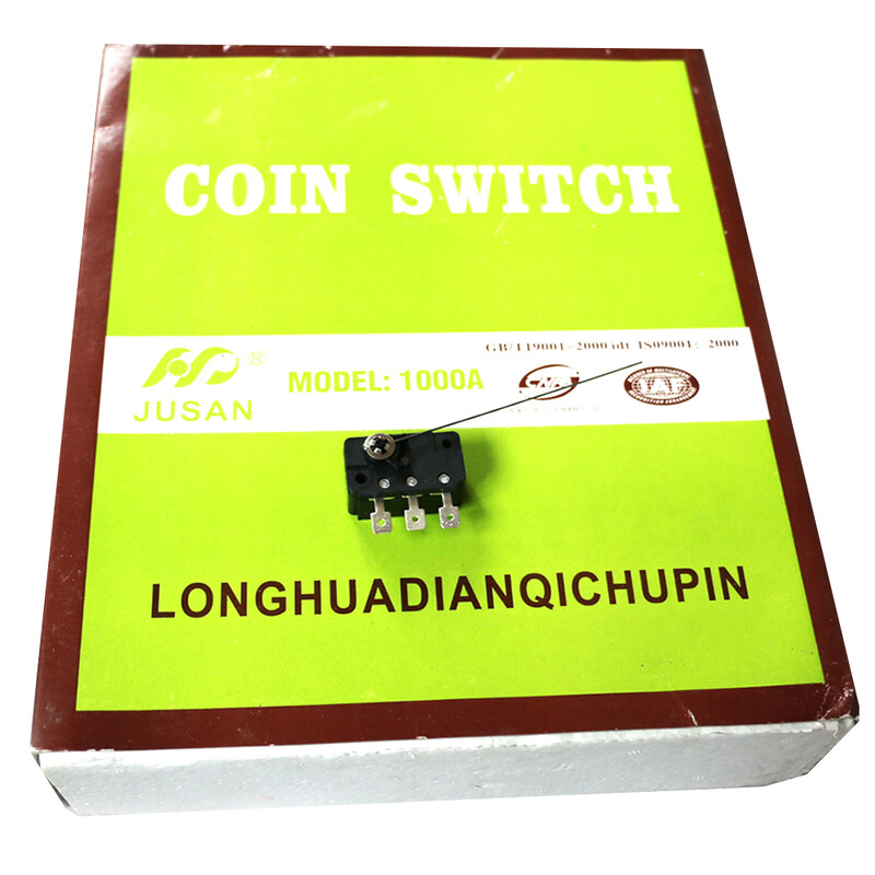 5 komada mikro prekidača za prihvat kovanica 3 pina s iglom od 5 A 10 cm za američke mehaničke stare mikroprekidače za prihvat kovanica Arkadna igra