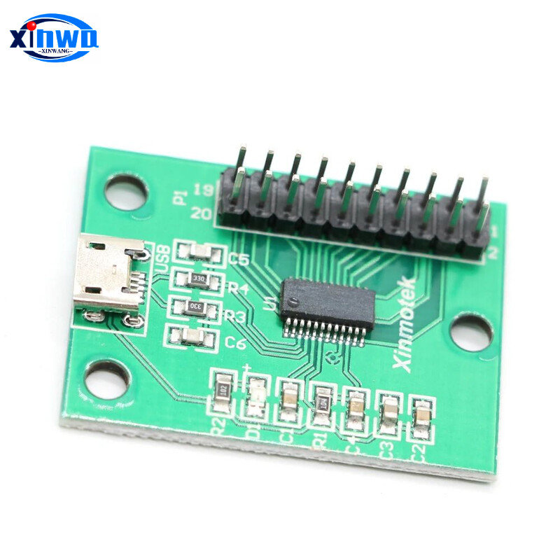 XM08 Xinmotek One Player Ps3 PC Raspberry Pi Android USB ploča za kodiranje DIY Zero Delay Arcade Game Kontroler gumba Joystick
