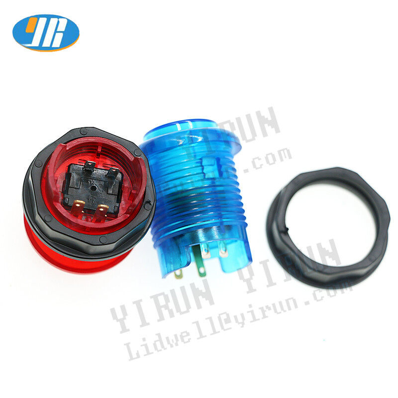 Bijelo 28mm 5v osvijetljeno LED dugme jasno svjetlo s novčićem START ODABERI PAUZA IZLAZ NAČIN IZBORNIKA Igrač stroj za arkadne igre