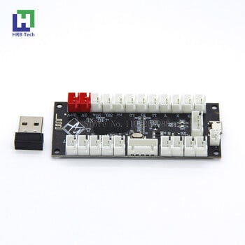 2.4G Wireless Zero Delay Joystick Encoder Arcade Game Controller Board Diy Kit Parts Υποστήριξη Ασύρματο PC/PS3/Android