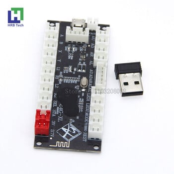 2.4G Wireless Zero Delay Joystick Encoder Arcade Game Controller Board Diy Kit Parts Υποστήριξη Ασύρματο PC/PS3/Android