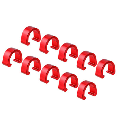 MUQZI 10kom MTB bicikla Okvir bicikla U kopča za kućište sajle kočnice Cijev cijevi mjenjača Vodilice sajle Gumb Fiksne kopče za cijevi