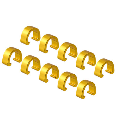 MUQZI 10kom MTB bicikla Okvir bicikla U kopča za kućište sajle kočnice Cijev cijevi mjenjača Vodilice sajle Gumb Fiksne kopče za cijevi