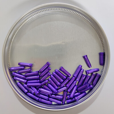 50 ks hliníkových koncoviek brzdových káblov pre bicykel, koncovka kábla brzdy pre MTB cestný bicykel, koncovka kábla pre lanko prehadzovačky radenia brzdy