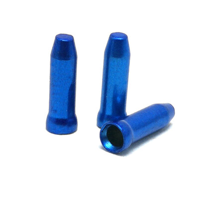 50 ks hliníkových koncoviek brzdových káblov pre bicykel, koncovka kábla brzdy pre MTB cestný bicykel, koncovka kábla pre lanko prehadzovačky radenia brzdy