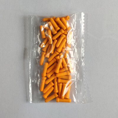 50 ks hliníkových koncoviek brzdových káblov pre bicykel, koncovka kábla brzdy pre MTB cestný bicykel, koncovka kábla pre lanko prehadzovačky radenia brzdy