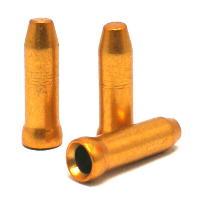 50 ks hliníkových koncoviek brzdových káblov pre bicykel, koncovka kábla brzdy pre MTB cestný bicykel, koncovka kábla pre lanko prehadzovačky radenia brzdy