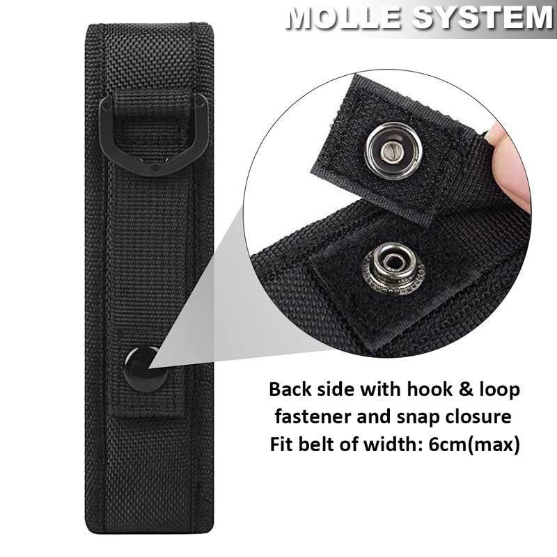 Futrola za taktičku svjetiljku Lov na otvorenom Penjanje Molle torbica Muška torba za pojas LED svjetiljka Torbica Edc Držač alata Fanny Pack