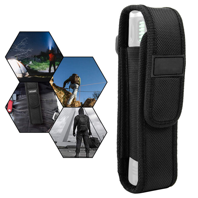 Futrola za taktičku svjetiljku Lov na otvorenom Penjanje Molle torbica Muška torba za pojas LED svjetiljka Torbica Edc Držač alata Fanny Pack