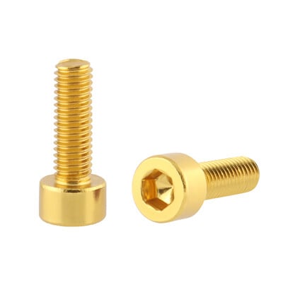 MUQZI 2 ks Skrutky na držiak fľaše na bicykel m5 Ultraľahké hliníkové skrutky držiaka MTB Príslušenstvo pre cestné bicykle