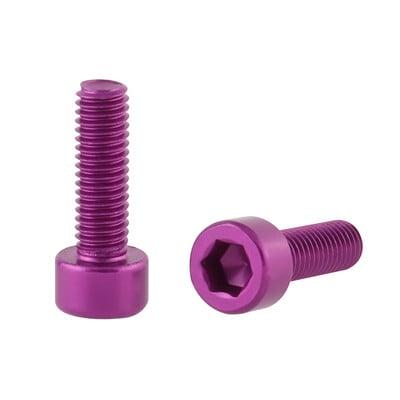 MUQZI 2 ks Skrutky na držiak fľaše na bicykel m5 Ultraľahké hliníkové skrutky držiaka MTB Príslušenstvo pre cestné bicykle