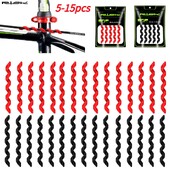 RISK Gumeni rukavac sajle kočnice bicikla 5 komada Spiralni zaštitnik poklopca protiv trenja Dodaci za biciklističke dijelove