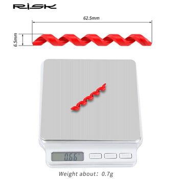 RISK Кабел за превключване на спирачната линия на велосипеда Гумена втулка от 5 бр. Капак на спиралния протектор на рамката на велосипеда Антифрикционни части за колоездене Аксесоари