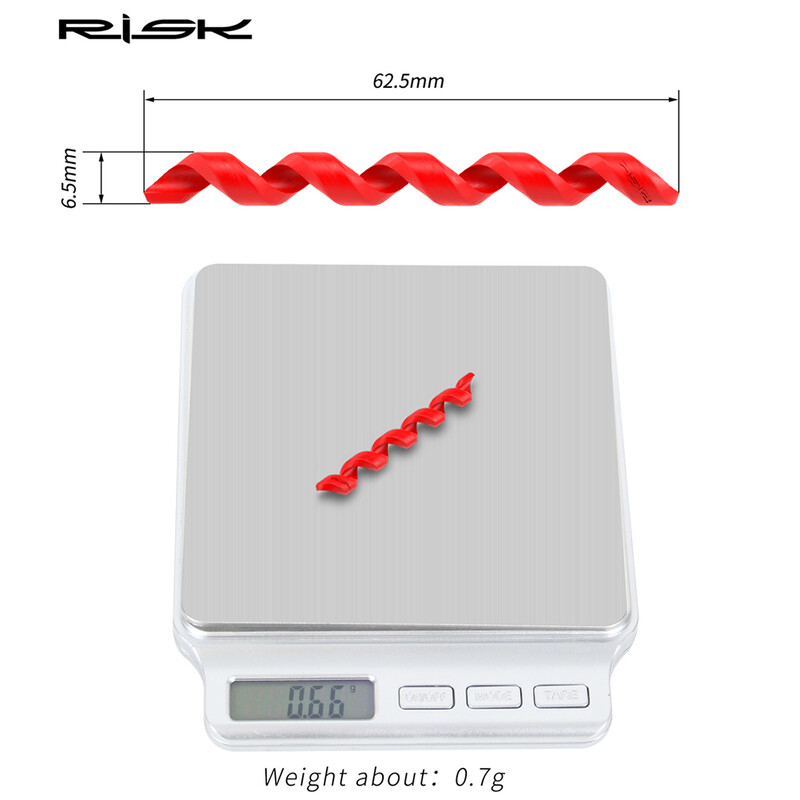 RISK Gumeni rukavac sajle kočnice bicikla 5 komada Spiralni zaštitnik poklopca protiv trenja Dodaci za biciklističke dijelove
