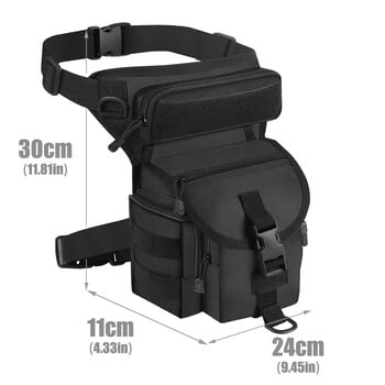 Drop Leg Pouch Bag Outdoor Waist Bag Hunting Leg bag Pack Fanny Thigh Pack Αθλητικό ποδήλατο πολλαπλών χρήσεων Τσάντα μέσης ποδηλασίας Ψάρεμα