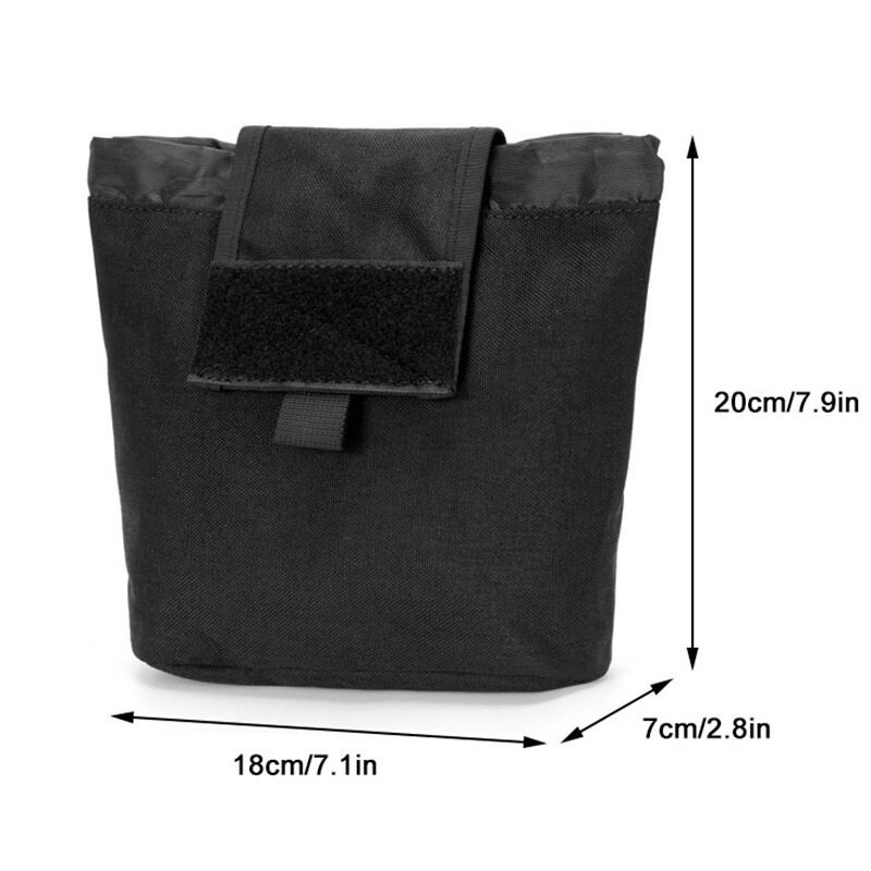 Recuperare tactică Mag Molle Dump Husă de picătură Geantă de talie Pliabilă cu șnur Husă de reviste Geanta de depozitare Airsoft Accesorii de vânătoare