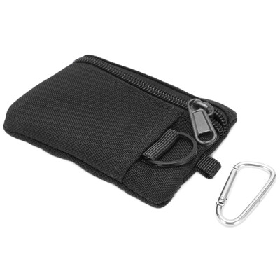 Portofel pentru exterior EDC Molle Pouch Mini Portable Portable Key Card Case EDC Pouch Bag Poșetă cu carabinier