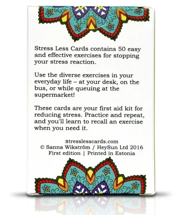 Sunny Present Mažiau streso atvirukai – padeda sumažinti stresą ir nerimą Kalėdų Helovino Padėkos dienos dovanos