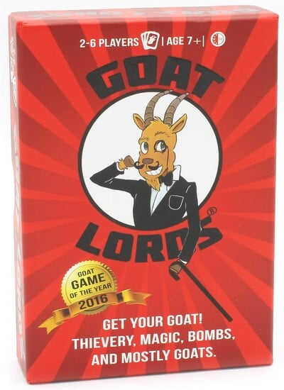 Getvikas spēles Goat Lords, jautra, aizraujoša un konkurētspējīga kāršu spēle ar kazām, labākās kāršu spēles , pieaugušajiem, tīņiem un bērniem