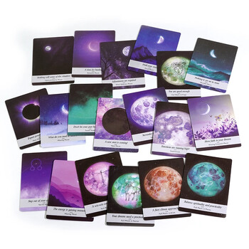 Moonology Oracle CardsA 44 карти Moon Astrology Oracle Tarot DECK