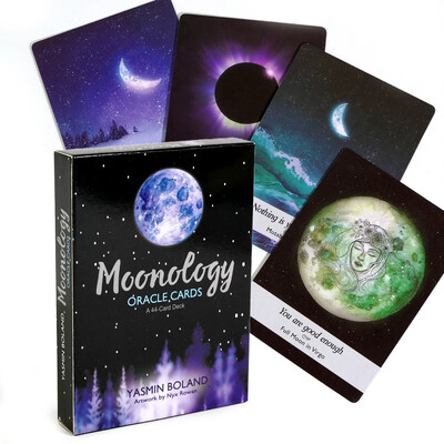 Cărți Moonology OracleA 44 de cărți Moon Astrology Oracle Tarot DECK