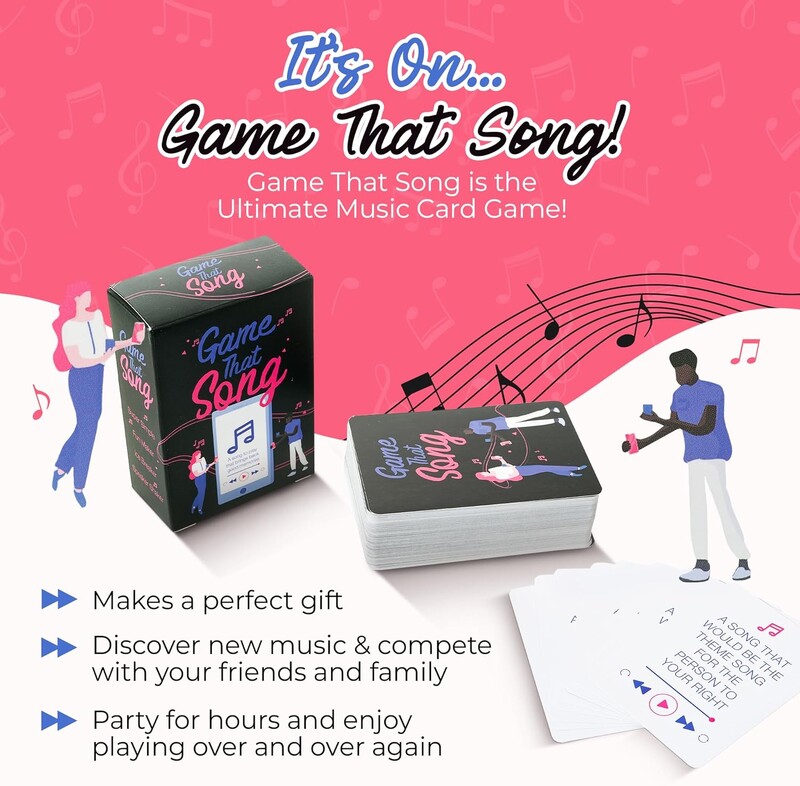 Szórakoztató zenei játékok, izgalmas társasjátékok felnőtteknek – tökéletes felnőtt parti játékok , nagyszerű ajándékok zenekedvelőknek, páros játék