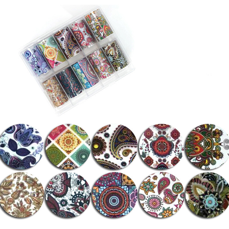 Vairumtirdzniecības vieta 10 gab. nail Art zvaigžņoto debesu pārnēsāšanas papīrs zvaigžņotās debess uzlīme nagu pārnēsājamais papīrs nagu gabals pārsūtīšanas uzlīme nagu mākslas uzlīme