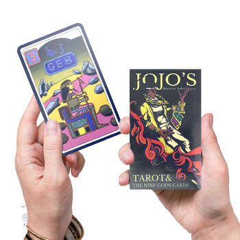 JoJo\'s Bizarre Adventure STARDUST CRUSADERS jojo Tarot Cards 22 REGULAR & FAN ART Grand Akana & 9 Royal Gods Cosplay 53 τεμ.