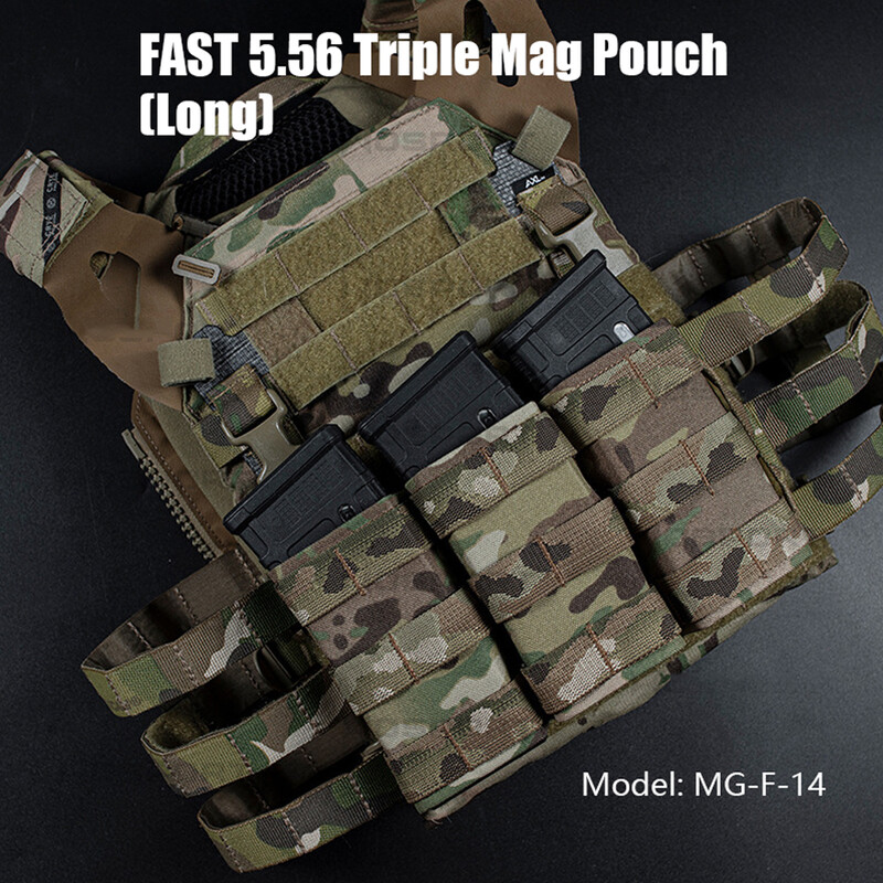 556 Triple Mag Pouch Tactical Double Mag Bag for Molle System Holster Držač CS Games Hunting M4 Air soft Dodaci